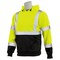 Deltaplus Sweatshirt, Fleece, Pullover, Class 3, W376B, Hi-Viz Lime, 6X 61563 - alternate 3